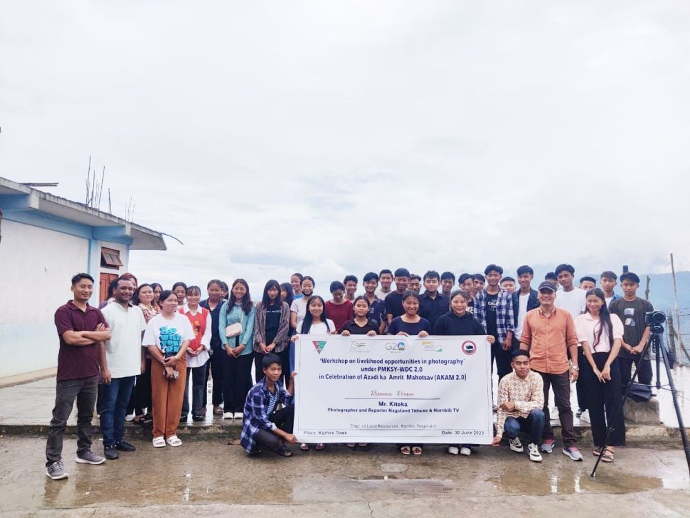 Department of Land Resources, Kiphire organised a workshop on livelihood opportunity on photography under PMKSY-WDC 2.0 in Kiphire town on June 30. (Morung Photo)